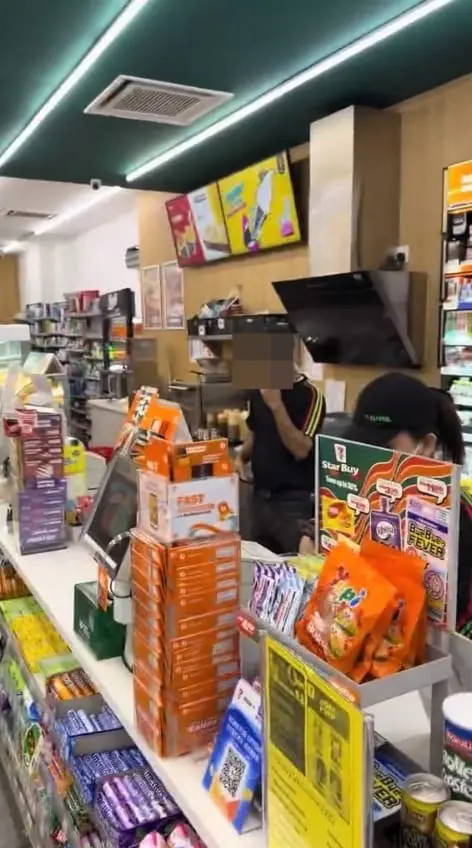 Two of 7-Eleven's staff members were not concerned much about the expiration issue that was brought by the customer.