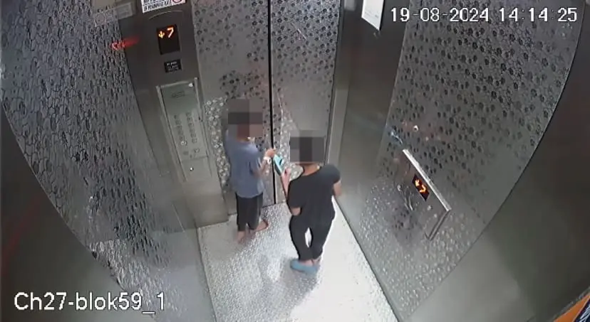 Lift Footage Shows Slipper Placed Between Door Was What Caused 2 M'sian Boys To Be Stuck For 9 Hours