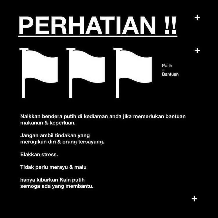 Poster of White Flag movement