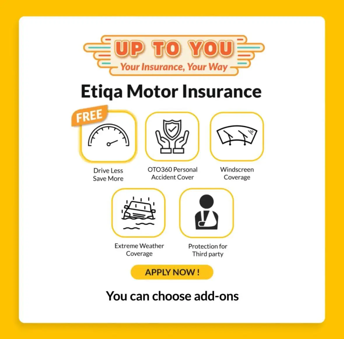 Why Settle for Standard? Etiqa’s ‘Up To You’ Campaign Lets You Add the Coverage You Actually Need