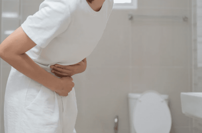 woman having diarrhea