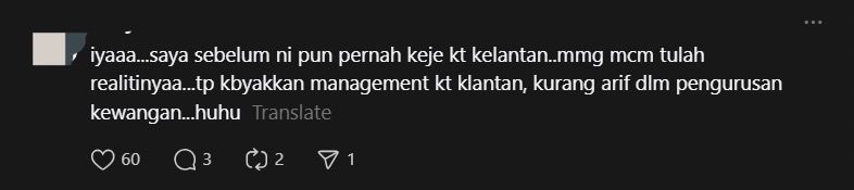 M'sian Woman Says Working 6 Days A Week For RM1.7K With A Degree In K'tan Is 'Traumitising' comment 1