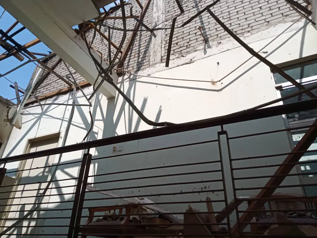 wrecked house at putra heights