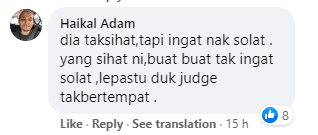 At least he's still praying