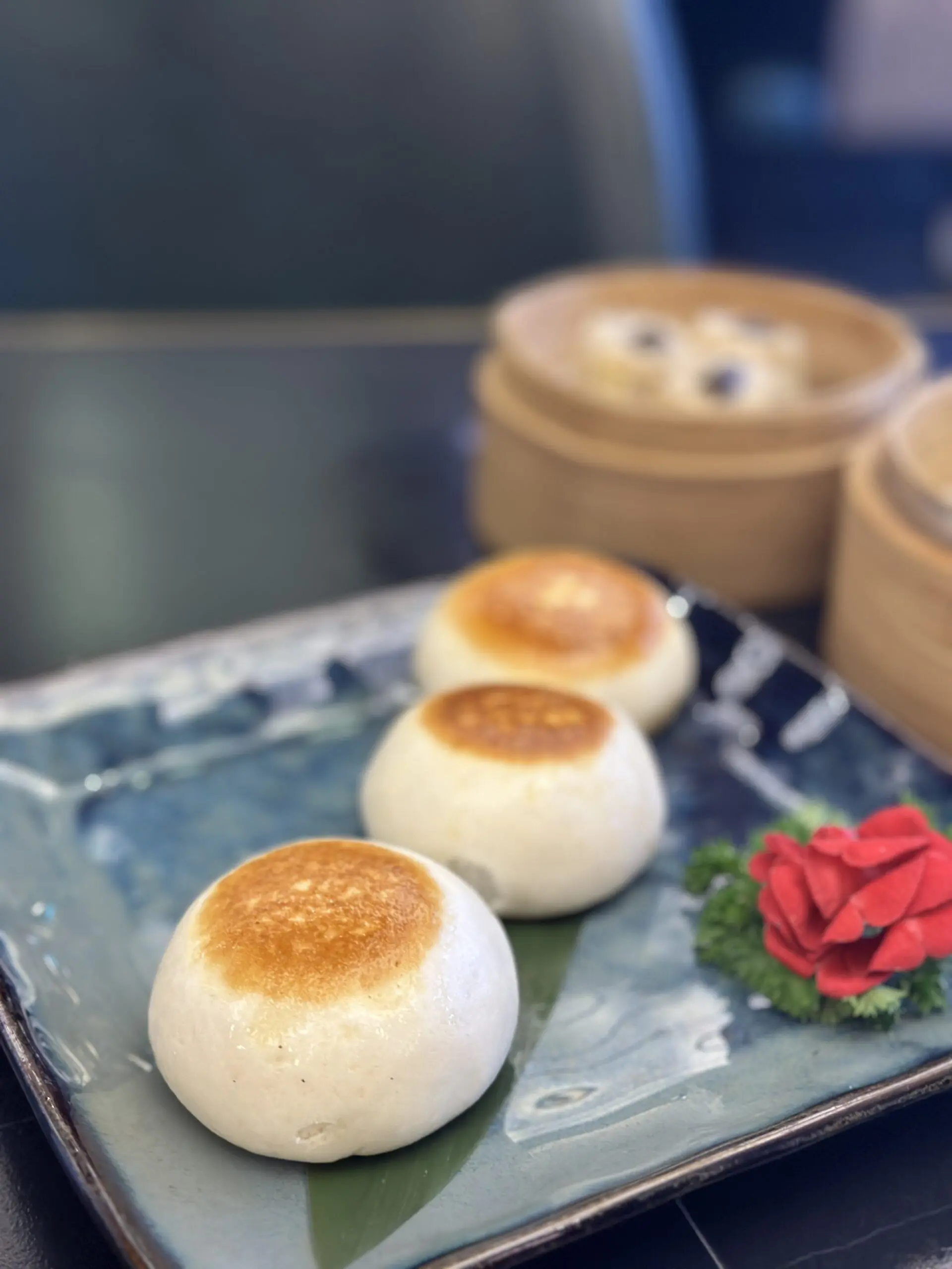 Yam-filling Pan Fried Buns