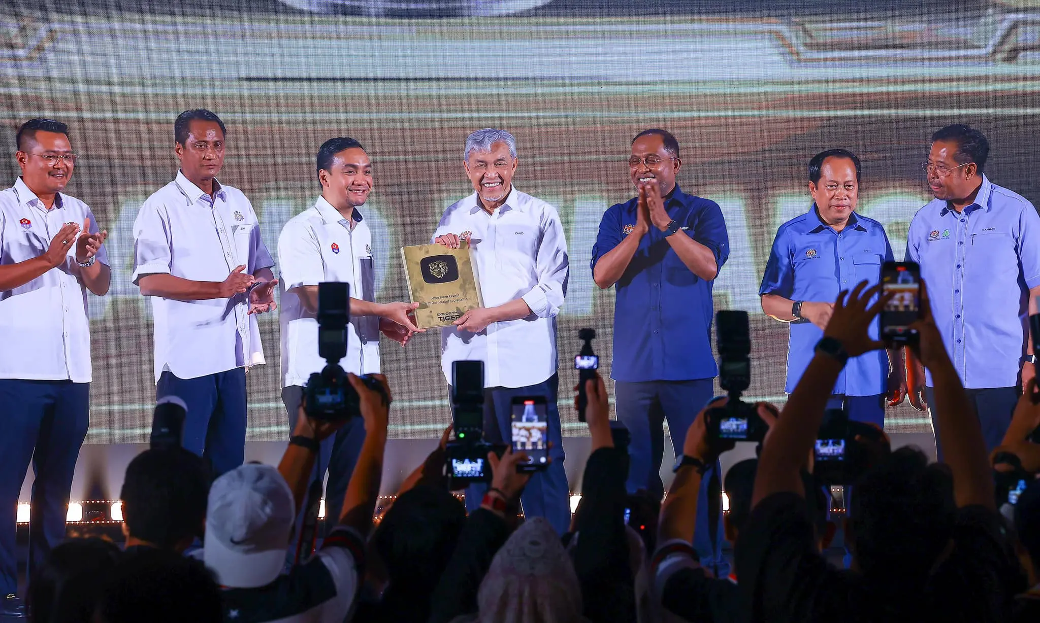 Zahid attending MLBB event