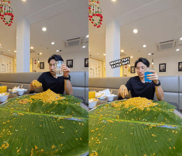 Zermatt eating 8kg of biryani