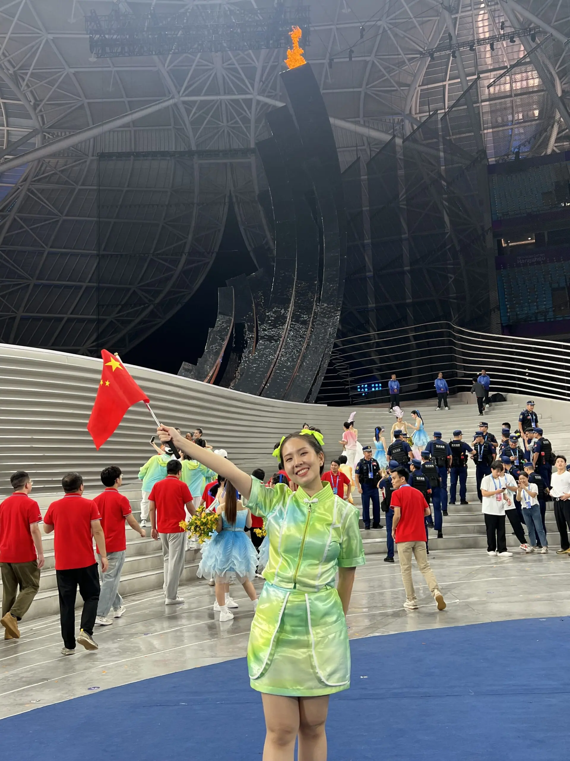 Zi Hui, Malaysian performing at the Hangzhou Asian Games