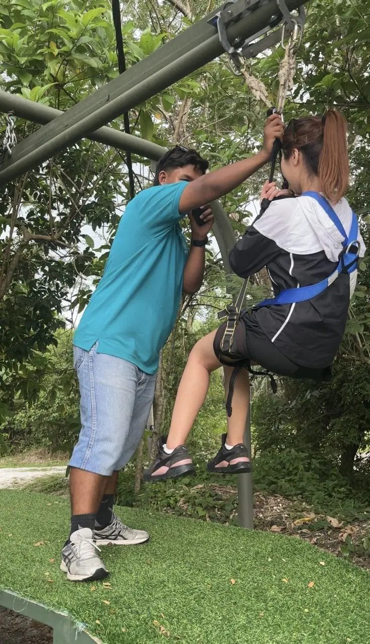 Zip Coaster ride at ESCAPE Ipoh