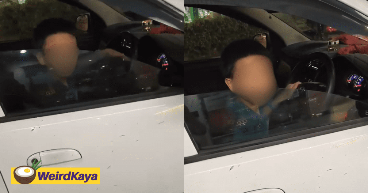 11yo M'sian Boy Seen Casually Driving A Car In Sibu, Netizens Shocked
