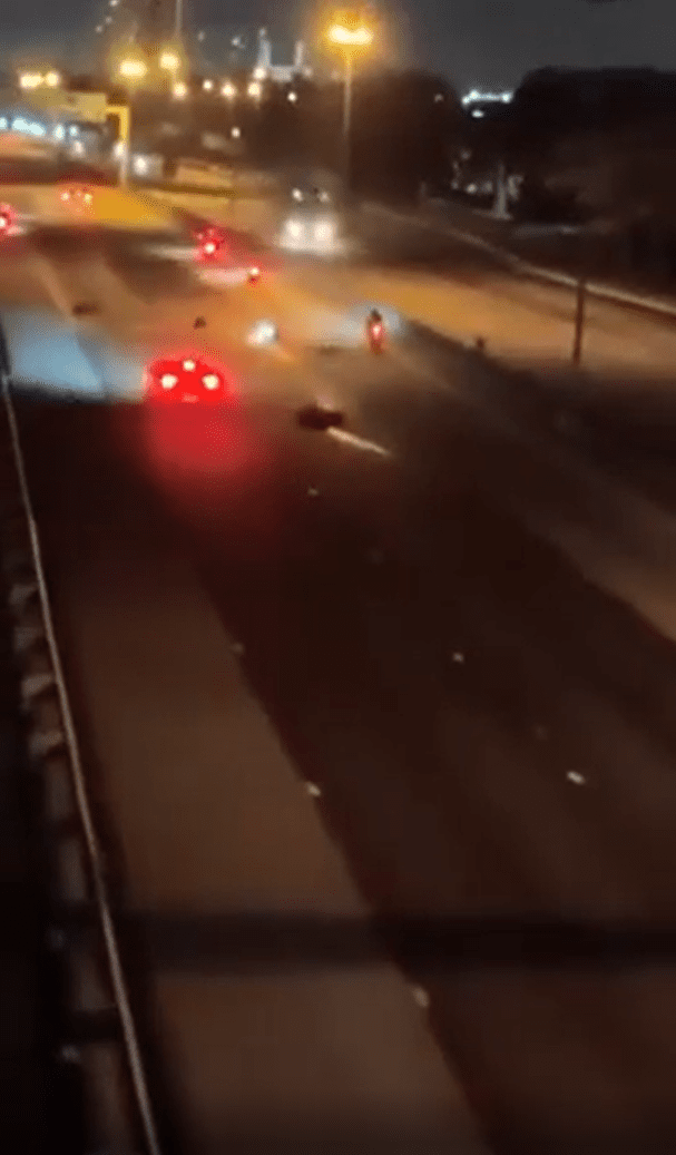 15yo teen ran over by motorcycle Kesas Highway 3