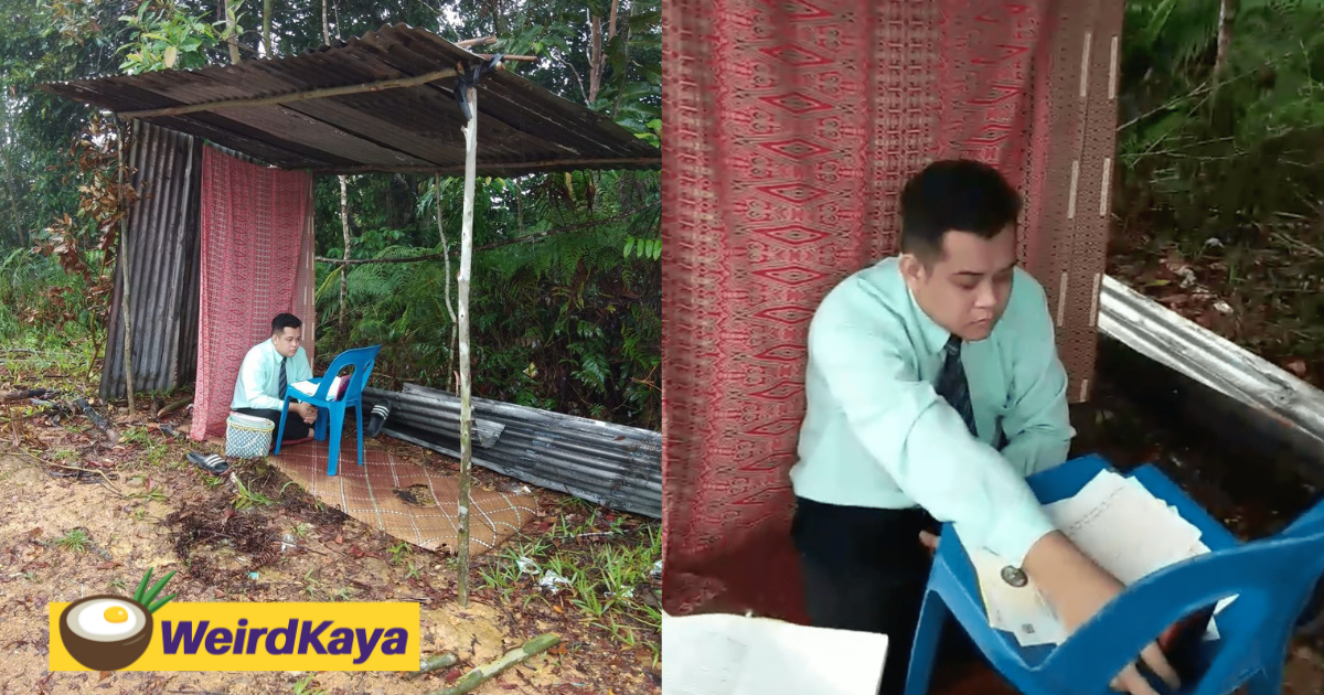 19yo sarawakian spends two hours hiking to get better internet coverage for uni interview | weirdkaya