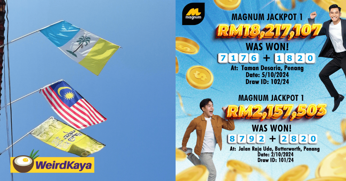 2 Lucky Penangites Win RM18mil & RM2mil Respectively In Magnum Jackpot 