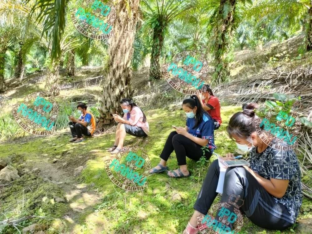 Ranau police set up conducive space for students to facilitate e-learning