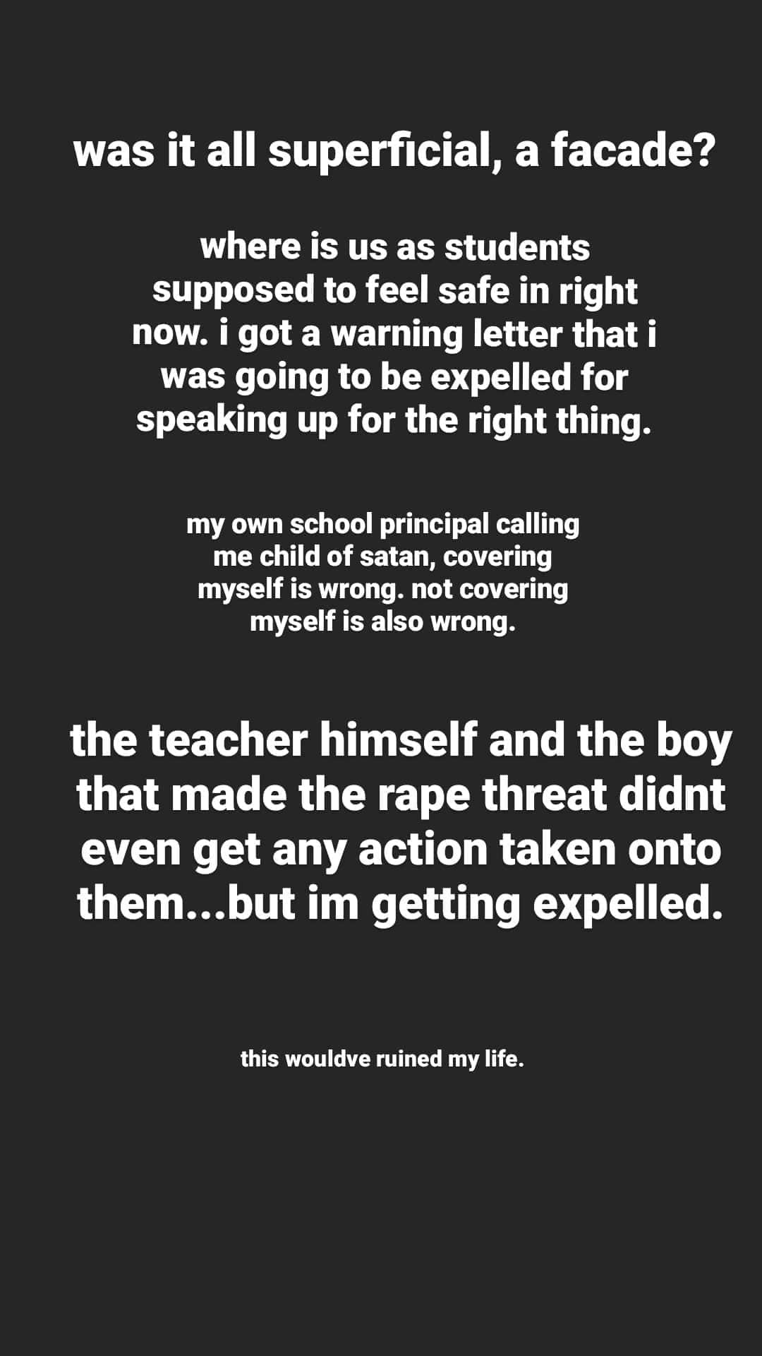 Teen Who Exposed Teacher Over Lewd Jokes Faces Expulsion Due To Absenteeism | Weirdkaya Teen who exposed teacher over lewd jokes faces expulsion due to absenteeism