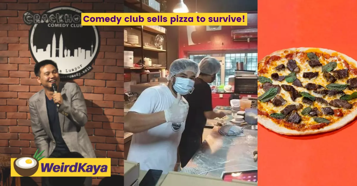 Local comedy club now delivers pizzas and jokes to your home during this lockdown | weirdkaya