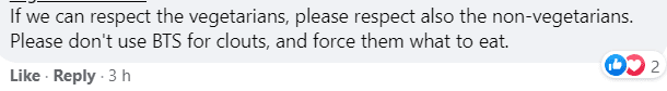PETA Asia protested against the BTS meal. The ARMY is now striking back