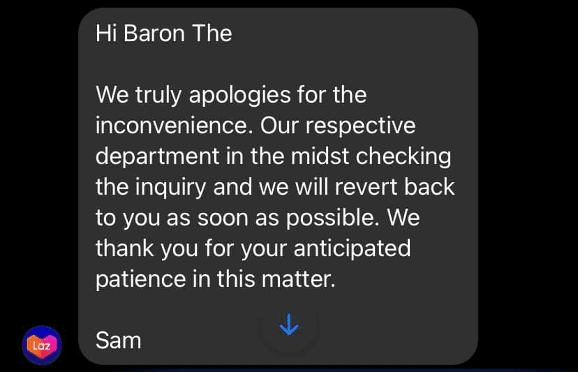 Customer rants over receiving empty box instead of a laptop from Lazada