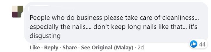 Extra ingredient found in woman's curry puff (comment)
