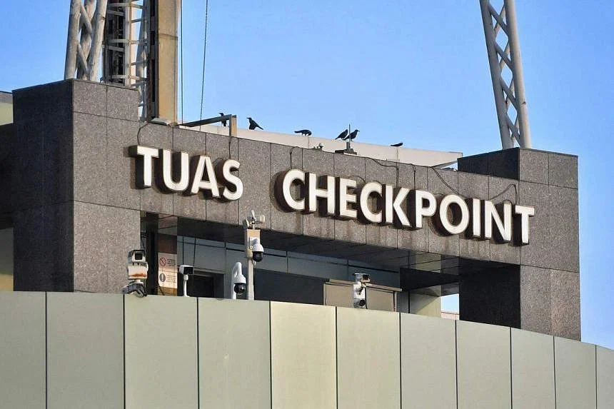Tuas checkpoint in Johor.
