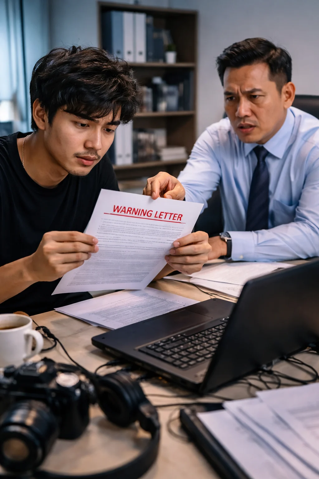 Boss + warninng letter