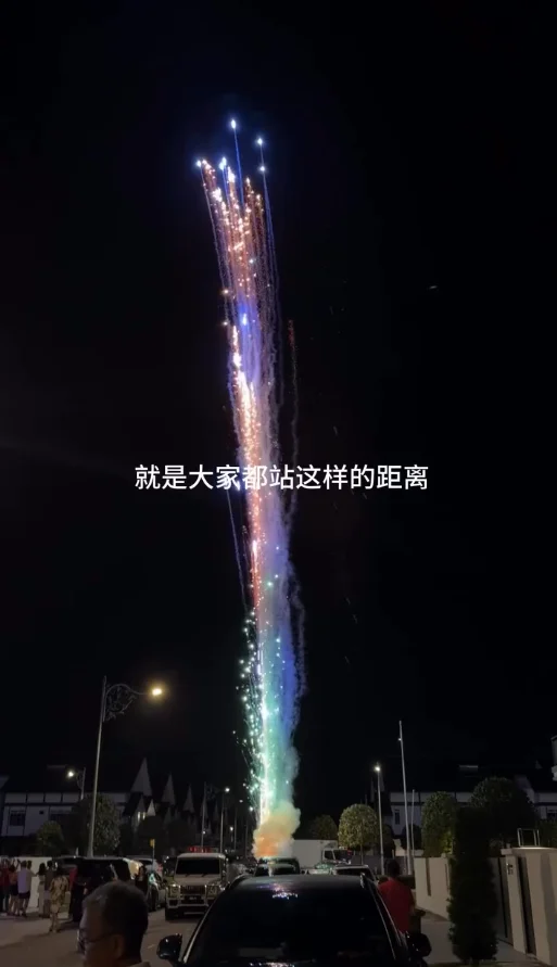 Hurt by firework debris ( )