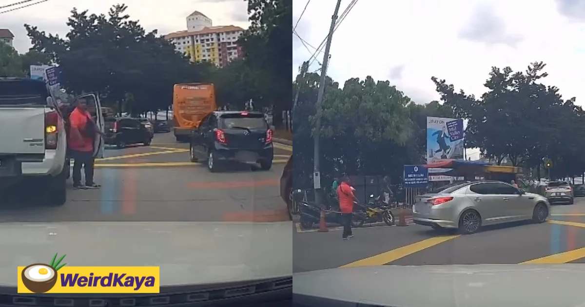 M'sian driver sparks outrage after stopping in middle of busy road to buy fried bananas