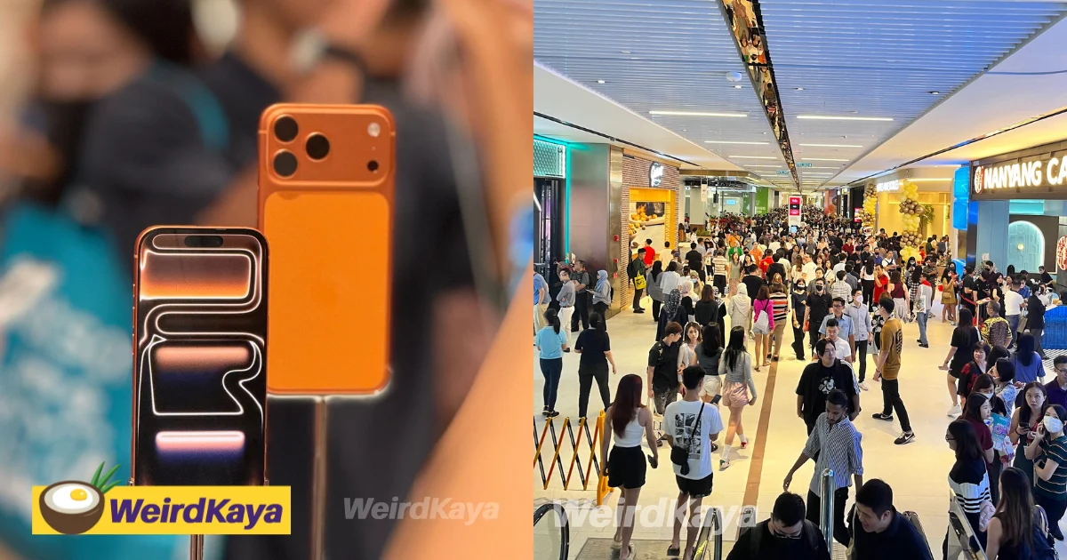 M'sian uncle shocked see gen z mall promoter wearing gold ring & using an iphone, sparks mixed reactions