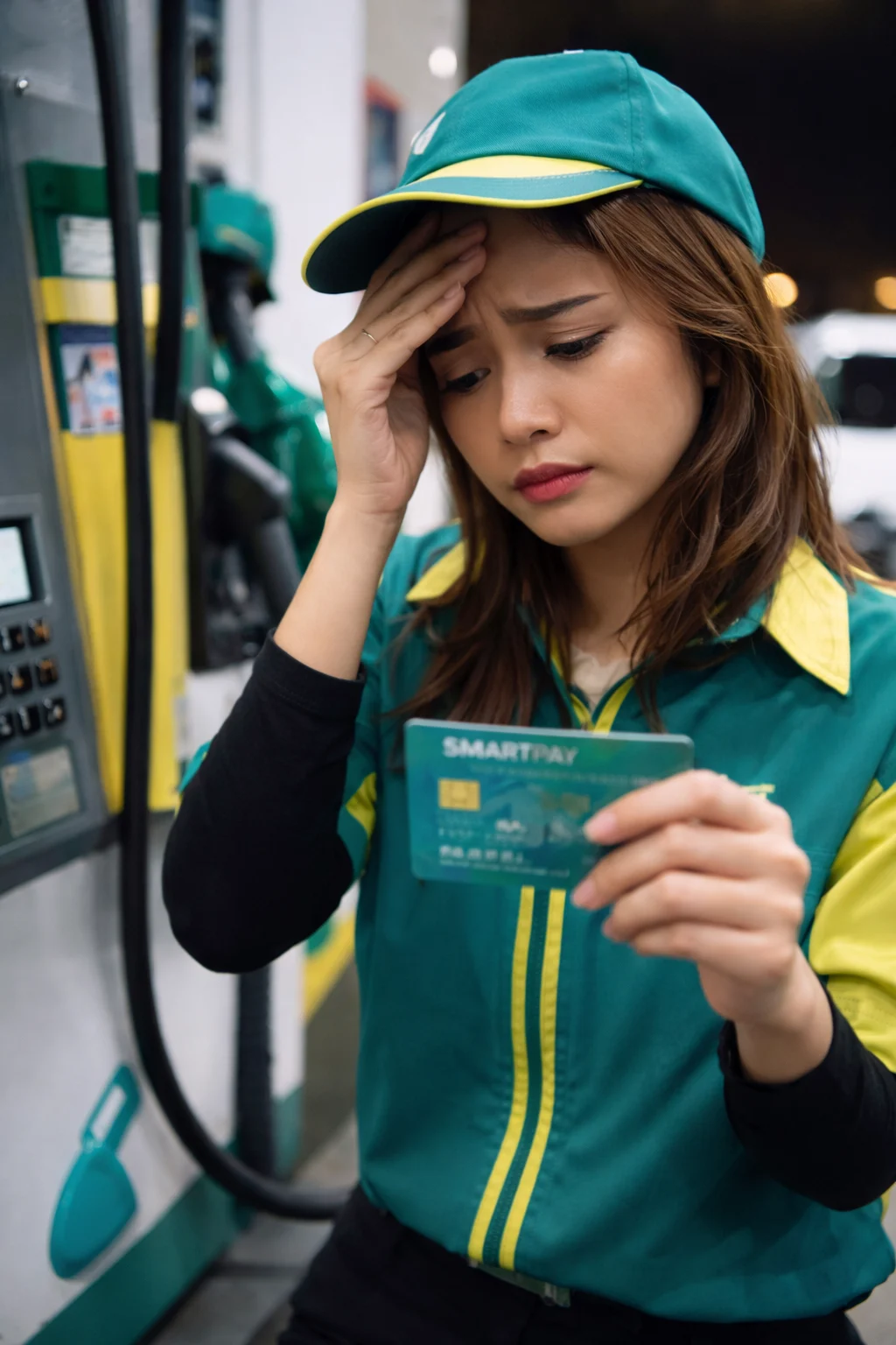 Petrol worker anxious