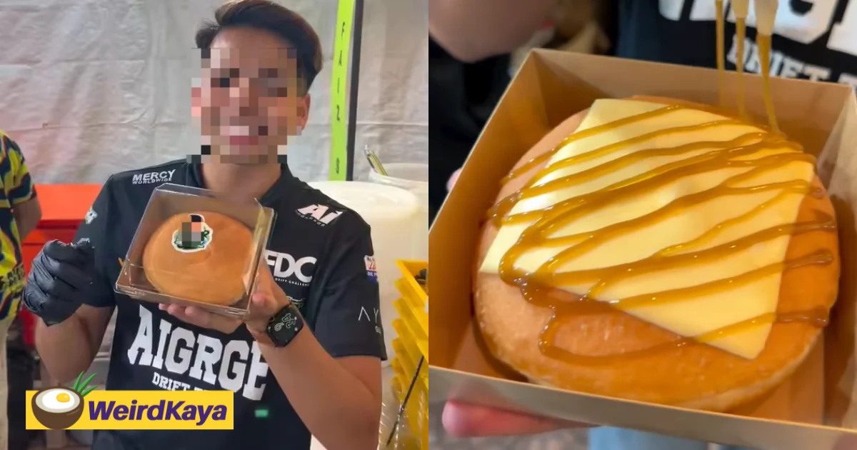 M'sian Influencer Sells Doughnut With Sliced Cheese For RM10, Sparks Backlash