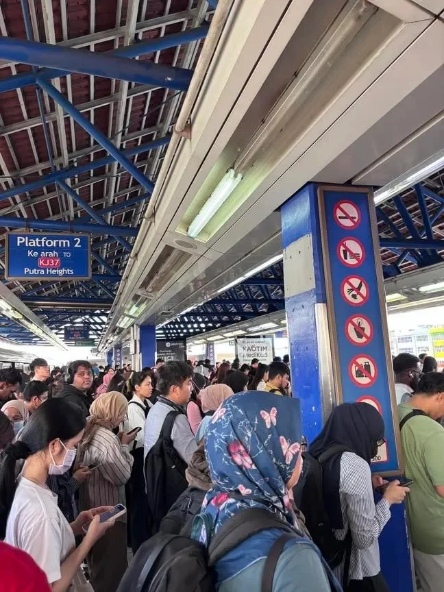 “so damned tired everyday” m'sians air anger after days of morning breakdowns on lrt kelana jaya line.