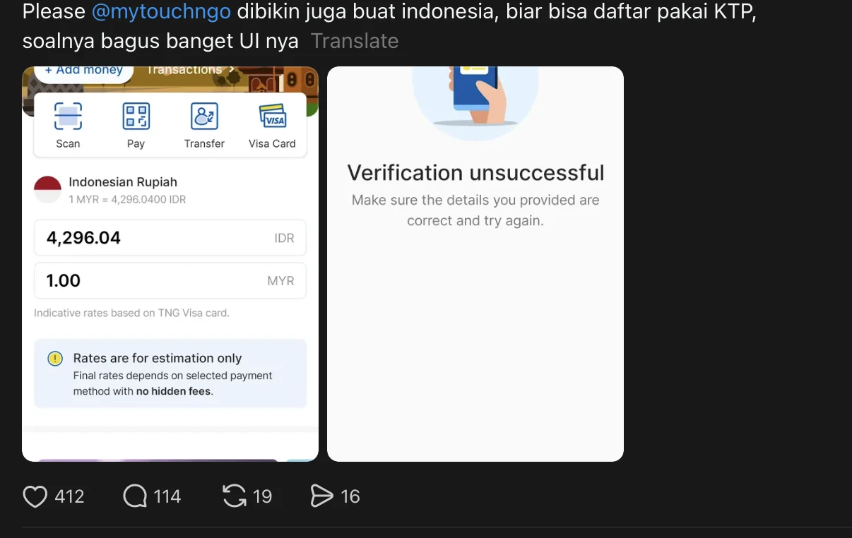 Tng praised by indo netizens