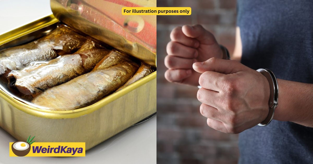 M'sian Dad Of 2 Jailed, Fined RM300 For Stealing Sardines & Daily Necessities