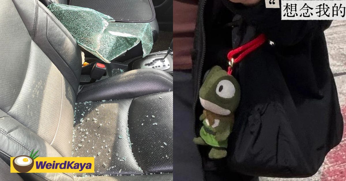 wk m'sian woman's has car window smashed, bag stolen during qing ming in johor