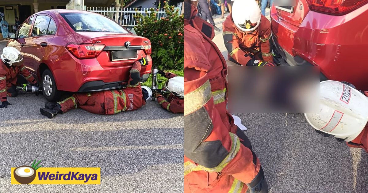 67yo M'sian Man Crushed By His Own Car After He Failed To Pull The Handbrake