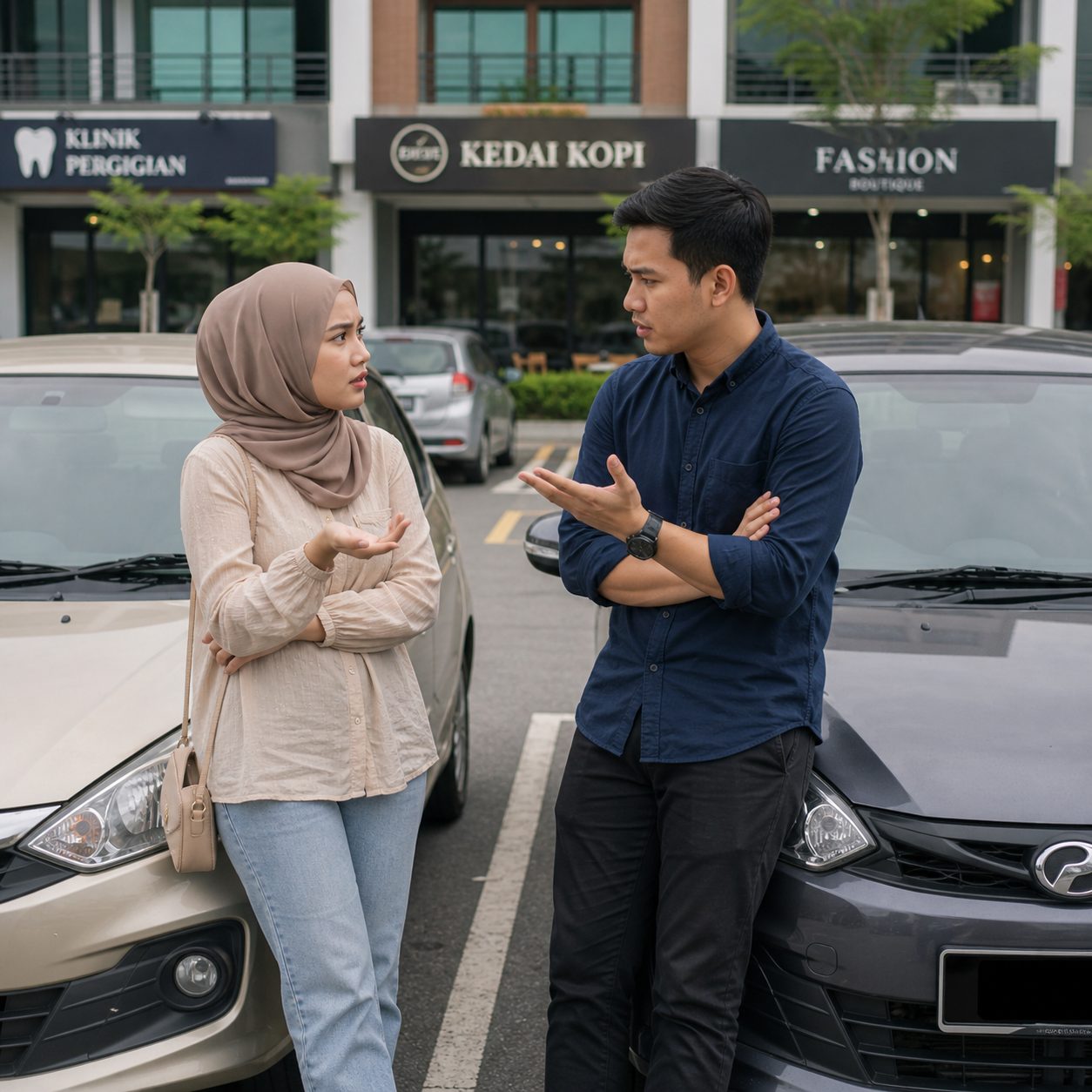 wk discussing selling one car
