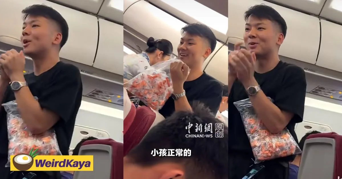 Dad Praised For Giving Out Earplugs To Other Passengers Travelling On Same Flight With His Baby | WeirdKaya