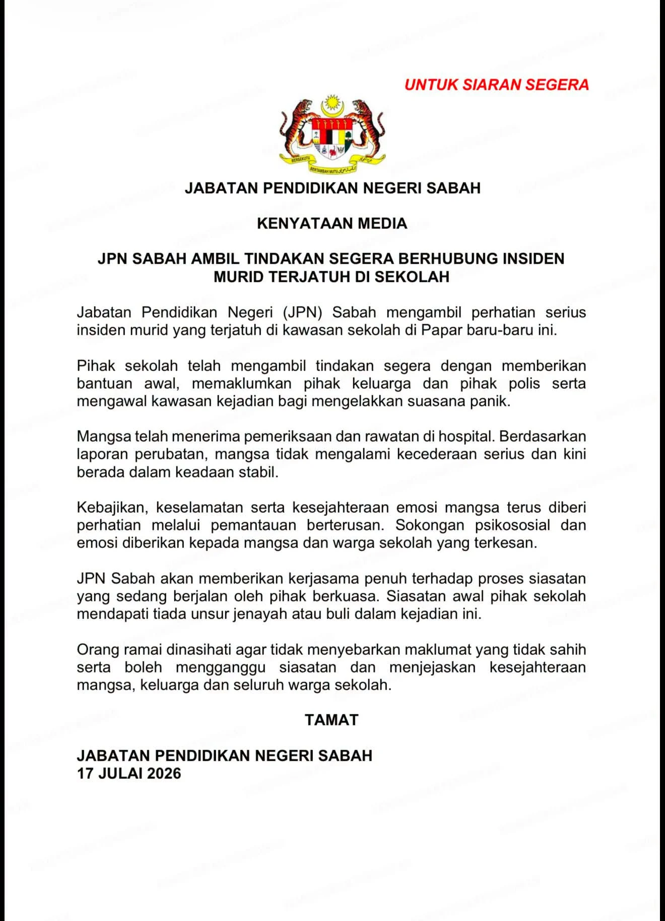  wk sabah education dept statement 