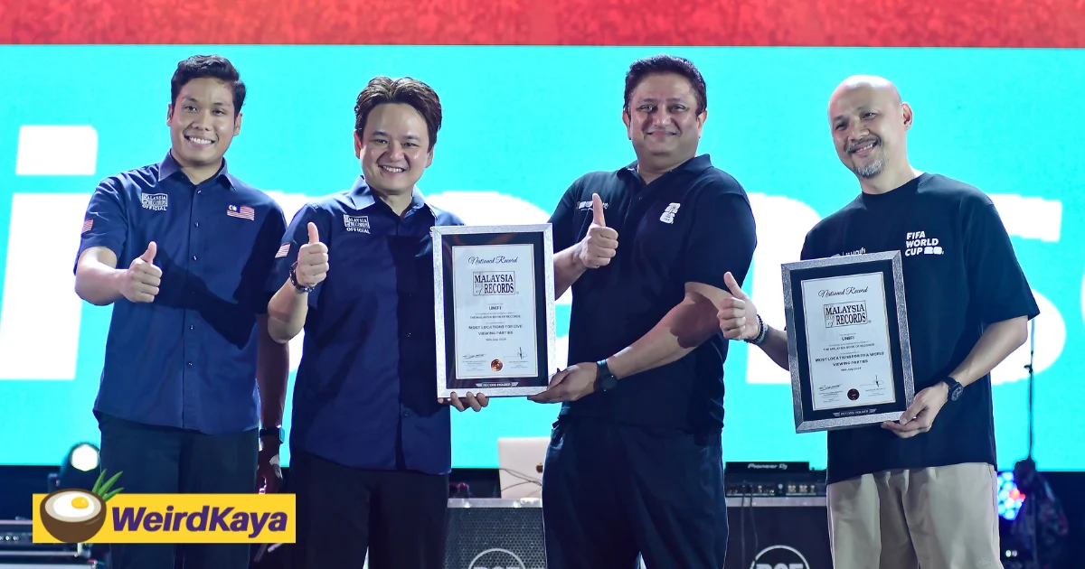Unifi Makes History With Malaysian Book Of Records Recognition For Nationwide FIFA World Cup Live Viewing Parties | WeirdKaya