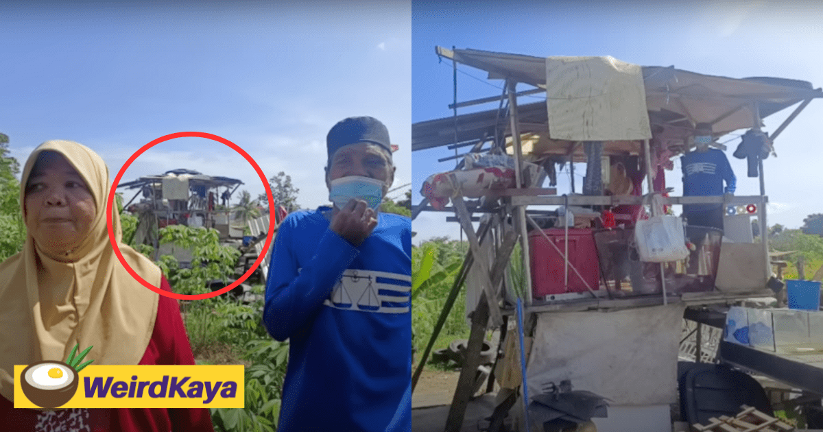%22We Couldn't Afford The Rent%22 — M'sian Couple In Their 60s Stay In A Hut Built With Recycled Materials