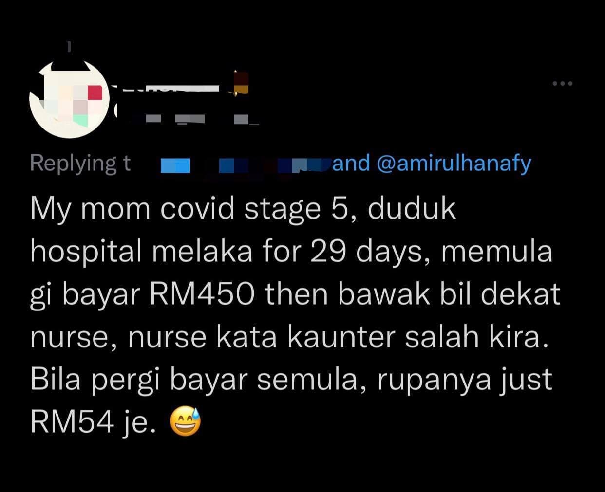 &Quot;Unreal&Quot;: Netizen Shares How He Only Had To Pay Rm17 For His Wife'S 4D3N Hospital Stay | Weirdkaya