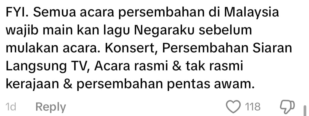 2ne1 concert - indo fan shocked at national anthem in malaysia comment