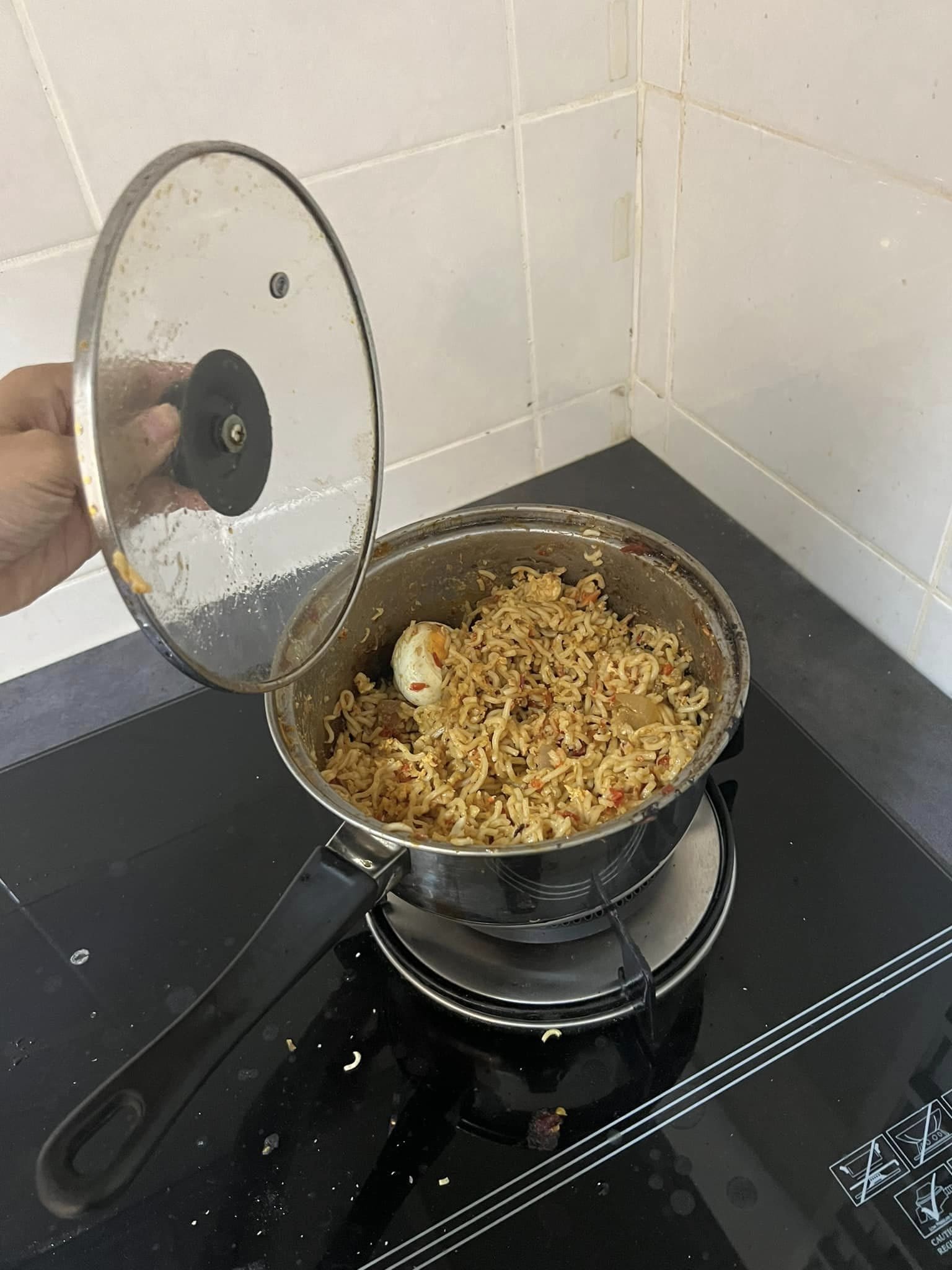 Cooked food left at Airbnb