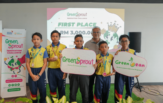 First place winners of the ‘Green Sprout Innovation Challenge’- SK Bukit Piatu