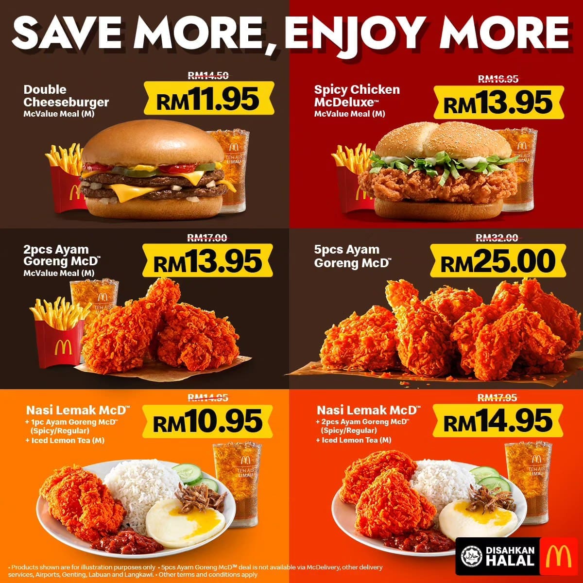 McDonald's Malaysia new promo menu list