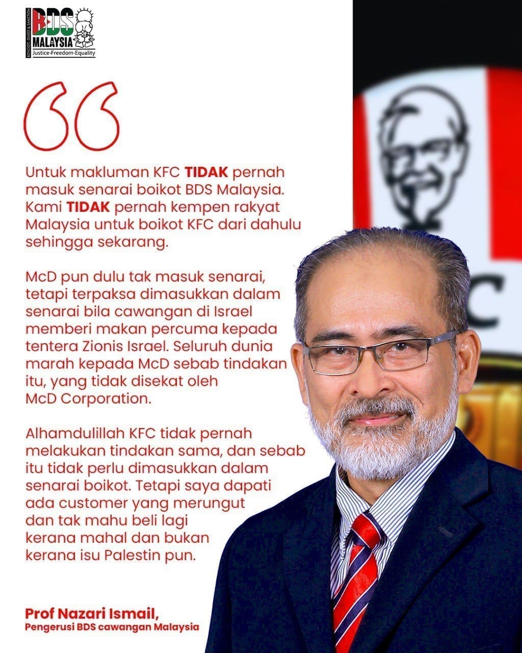 Prof Nazri  - BDS Malaysia chairman