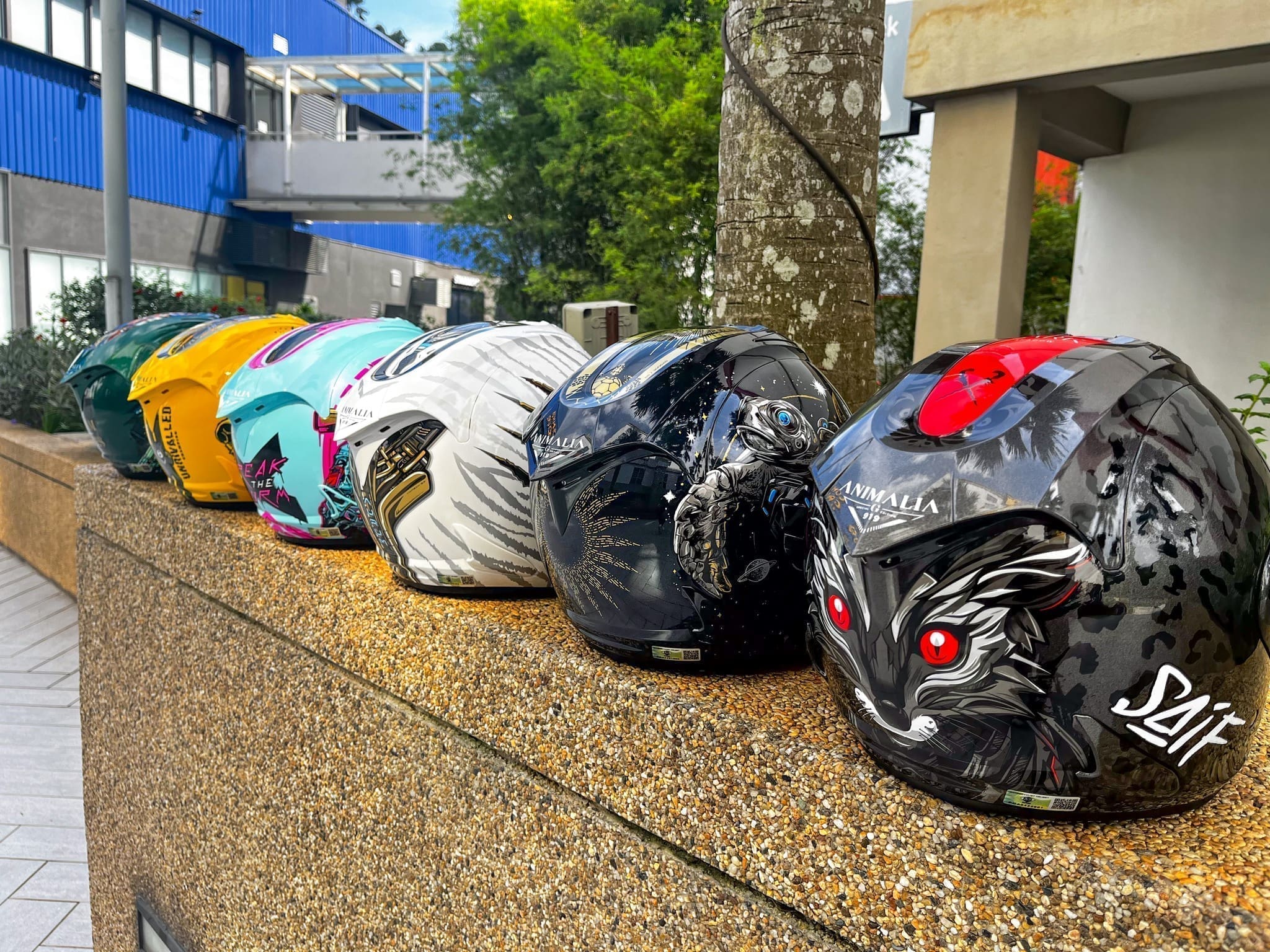 Gracshaw Malaysia helmets