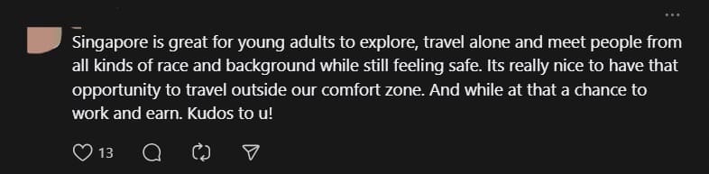 'Life's So Much Better Here' — M'sian Woman Says Singles Should Work In SG, Netizens Divided comment 2