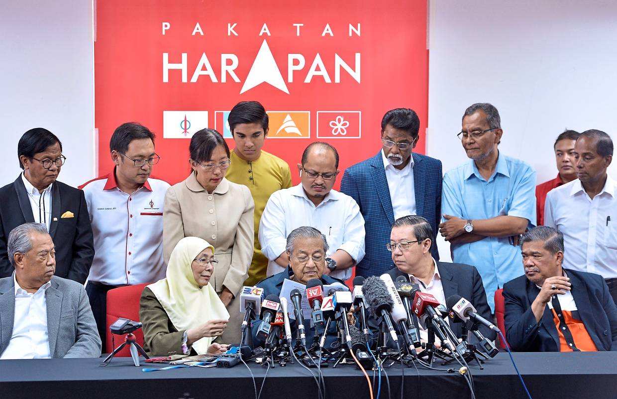 Mahathir in PH conference
