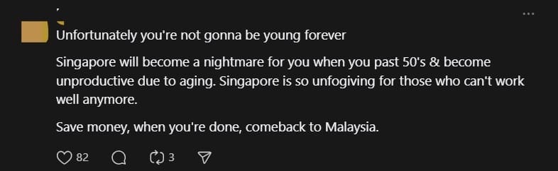 'Life's So Much Better Here' — M'sian Woman Says Singles Should Work In SG, Netizens Divided comment 4